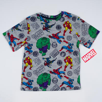 marvel kids t-shirts - assorted sizes -- 72 per case