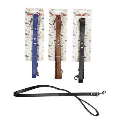 dog leashes with silver steel clip -- 36 per case