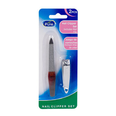 all pure 2pc nail care set - -  -- 48 per case