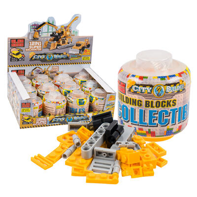 blok head construction building blocks - 28-37pcs -- 48 per case