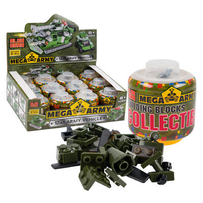 military building blocks 28-32pcs -- 48 per case