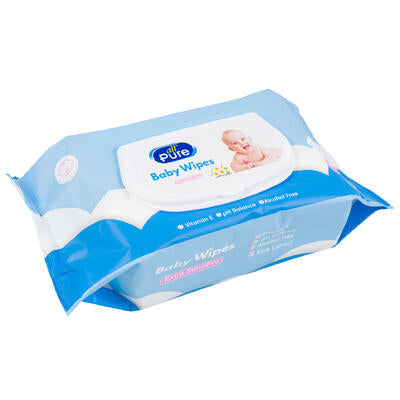 all pure chamomile baby wipes - 80 count -- 24 per case