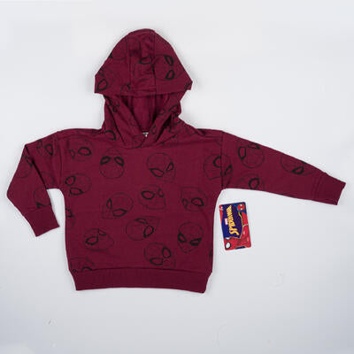 spiderman sweater w hood- 2t-4t -- 48 per case