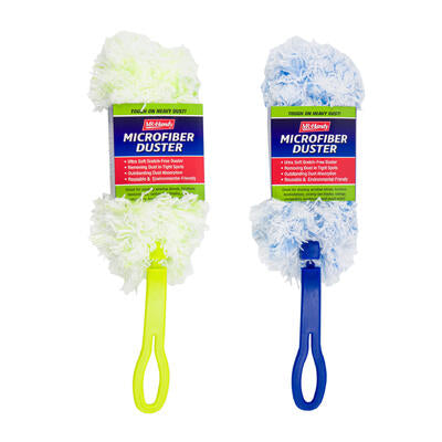 mr. handy microfiber duster- 11 - blue and green -- 24 per case