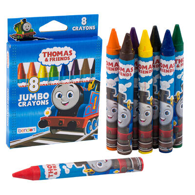 thomas and friends 8ct jumbo crayons -- 24 per case