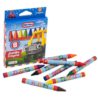 little tikes 8ct jumbo crayons -- 24 per case