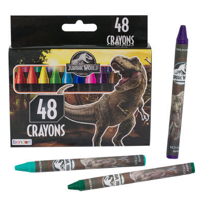 jurassic world 48ct crayons -- 24 per case