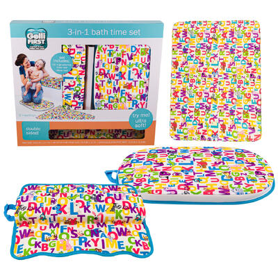 3 in 1 baby bath mat set -- 6 per case