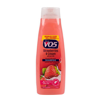 vo5 strawberries and cream shampoo- 15oz -- 6 per case