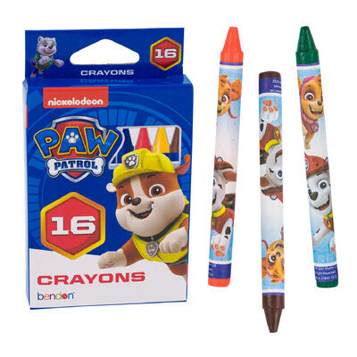 paw patrol 16ct crayons -- 24 per case