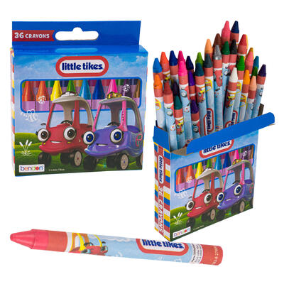 little tikes 36ct crayons -- 24 per case