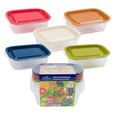 10pc food container set- 13.5oz -- 48 per case