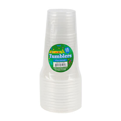 12pk plastic tumbler- 17oz -- 24 per case