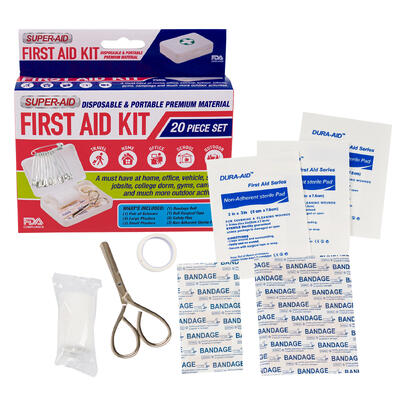 super- aid 20pc first aid kit -- 48 per case