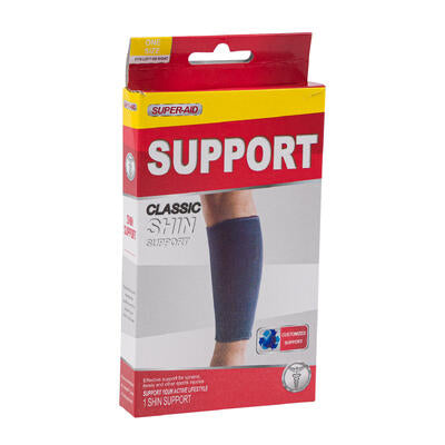 super- aid shin support band- grey -- 48 per case