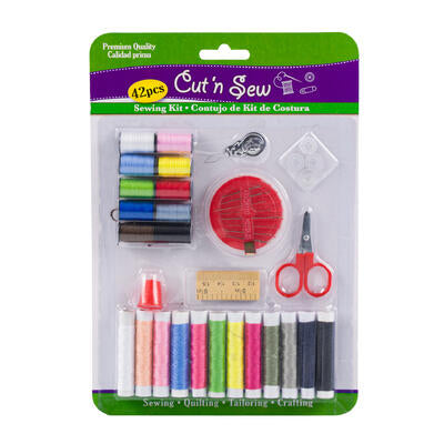 42pc sewing kit- assorted colors -- 96 per case