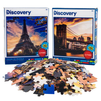 300pc 3d sister cities puzzle -- 6 per case