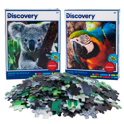 300pc 3d tree animals puzzle- 2 assortments -- 6 per case