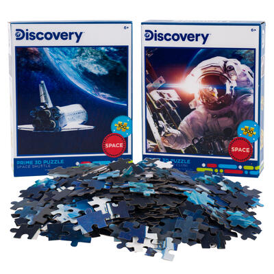 300pc space discovery 3d puzzle -- 6 per case