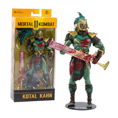 mortal kombat kotal kahn action figures- 7 -- 6 per case