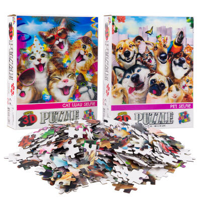 300pc howard robinson cats and dogs 3d puzzle -- 6 per case