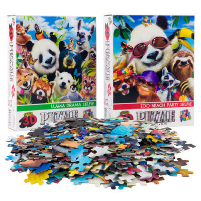 300pc safari jungle 3d puzzle -- 6 per case