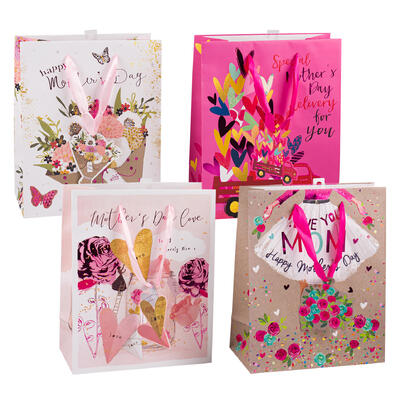 mother s day gift bag- large -- 48 per case