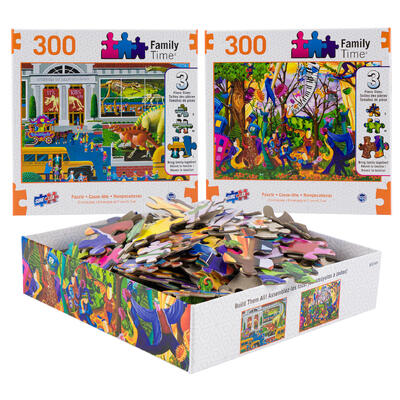 300pc family time puzzle -- 6 per case