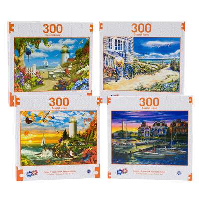 alan giana coastal icons collection 300pc puzzle -- 6 per case