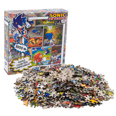 sonic collection 1000pc puzzle -- 6 per case