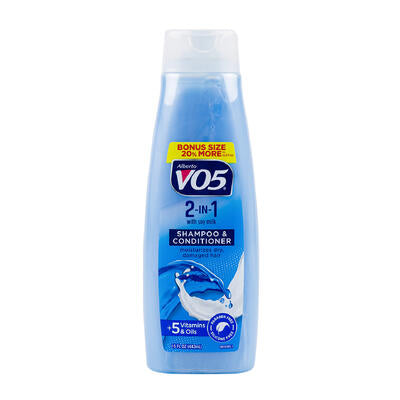 vo5 2 in 1 moisturizing shampoo- 15oz -- 6 per case