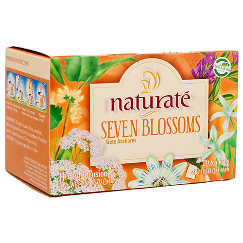 naturate seven blossom tea 20 ct -- 24 per case