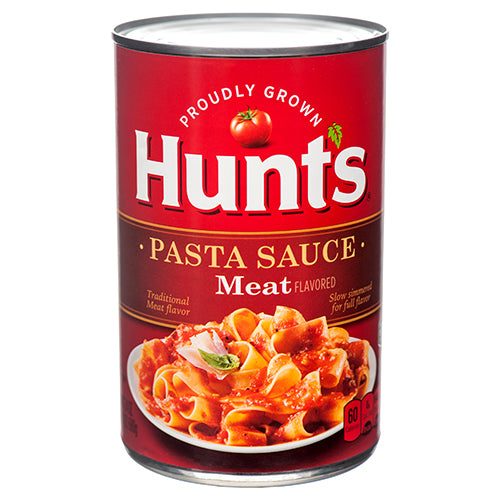 hunts pasta sauce 24 oz meat -  -- 12 per case