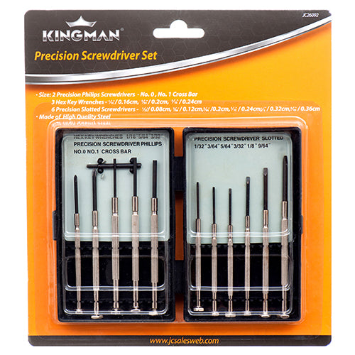 kingman screwdriver sets - 12 piece  -- 12 per box