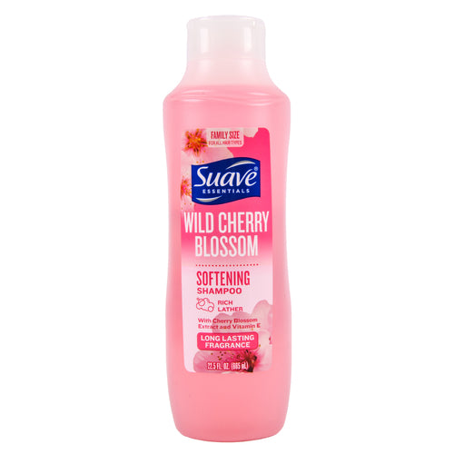 suave shampoo wild cherry 22.5 oz. -- 6 per case