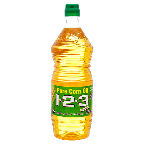 123 oil 1l pure corn oil -- 12 per case