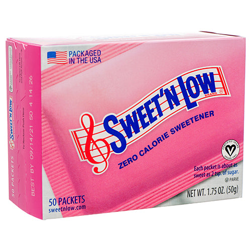 sweet n low packets - 50ct -- 12 per case