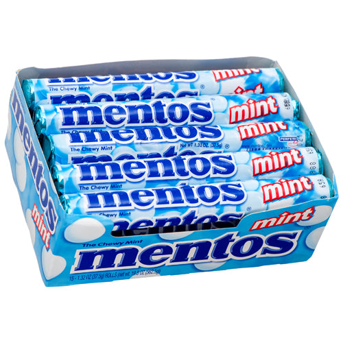 mentos mint gum - 1.32 oz  -- 15 per box