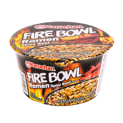 maruchan spicy beef flavor ramen fire bowl 3.37 oz -- 6 per case