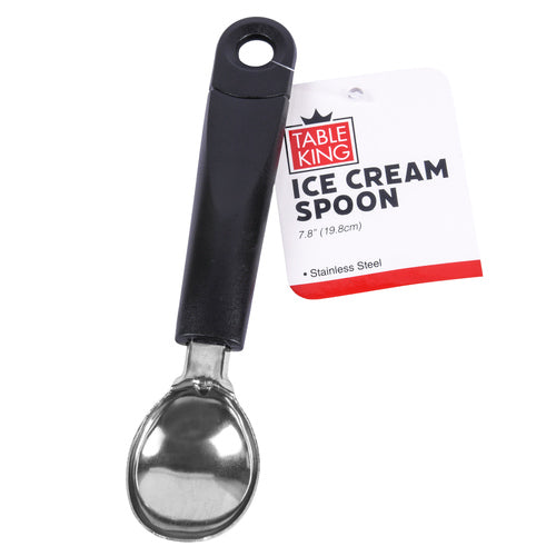 table king ice cream spoon 7.8 stainless steel -- 24 per box