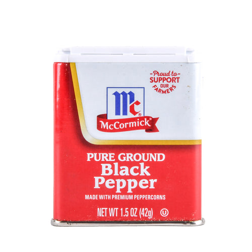 mccormick schilling black pepper 1.5 oz -- 12 per box