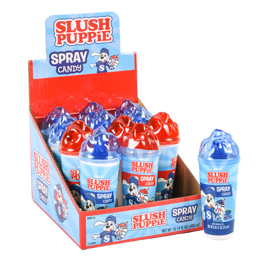 slush puppie spray candy 0.84 fl oz 12ct -- 12 per box