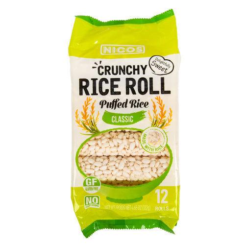 nicos crunch rice roll classic 4.65oz 12ct. -- 6 per case