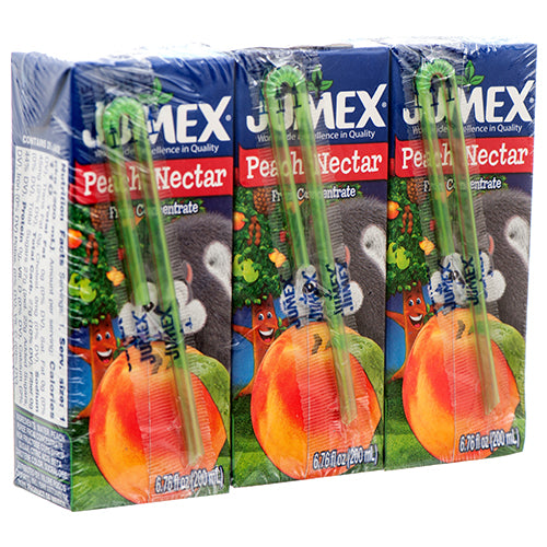 jumex mini brik - peach - -  -- 8 per case