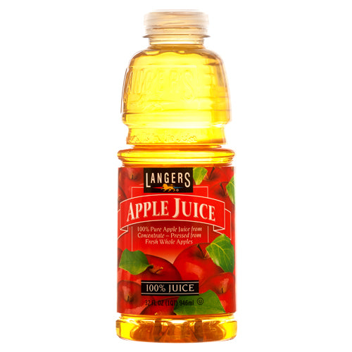 langers apple juice 32 oz - non-gmo -- 12 per case