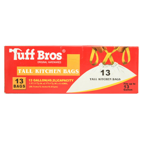 trash bags 13 gal 13 ct -- 24 per case