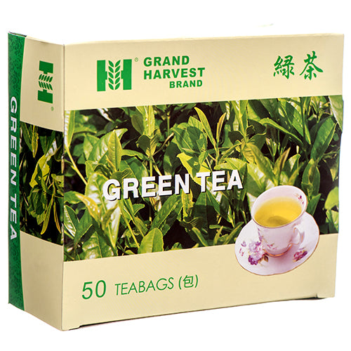 grand harvest green tea bags  -- 24 per case