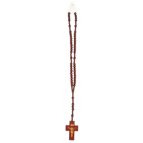 rosary wooden accessory asst color -- 12 per box