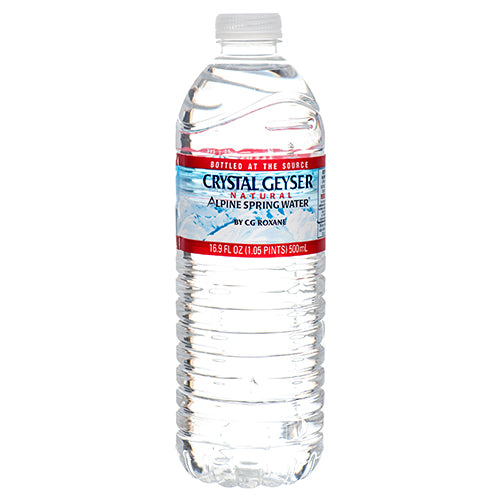 crystal geyser water - 0.5 l (16.9 oz) -- 24 per case