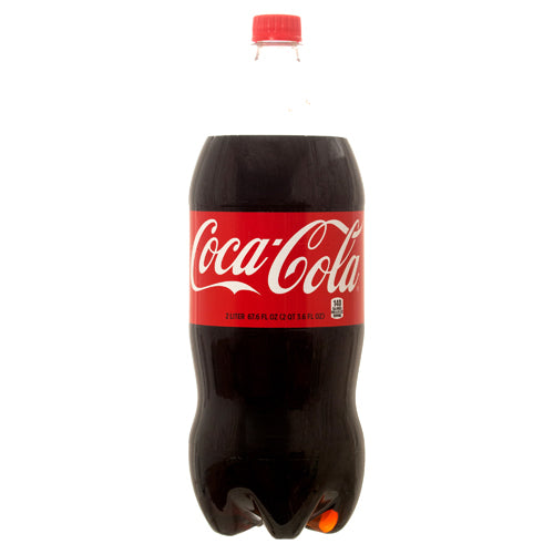 coca cola classic - 2l bottles -- 8 per case
